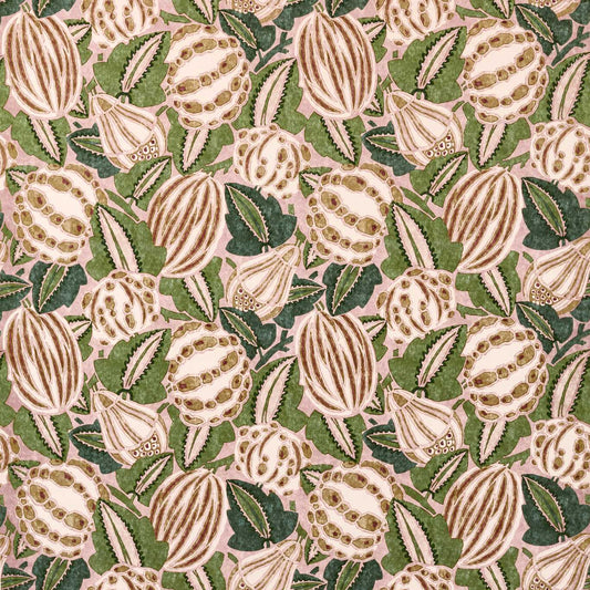 HARLEQUIN Zenith Printed Velvet  Blush,Forest   - HFUF121348