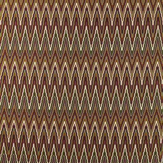 HARLEQUIN Elota Woven Fabric  Burgundy,Moss   - HFUF134773