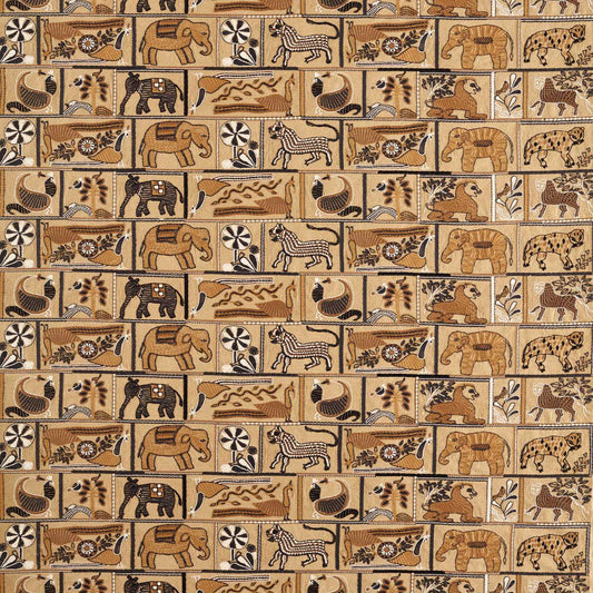 HARLEQUIN Kantha Embroidery   Ochre,Charcoal   - HFUF134780