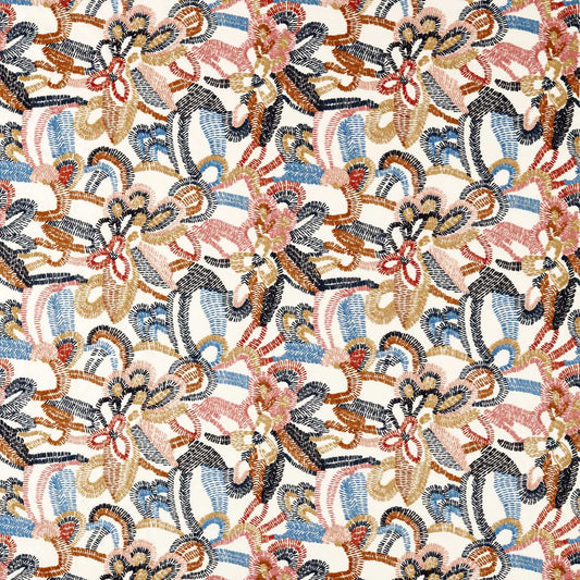 HARLEQUIN Ania Embroidery   Forest,Azul,Ochre   - HFUF134783