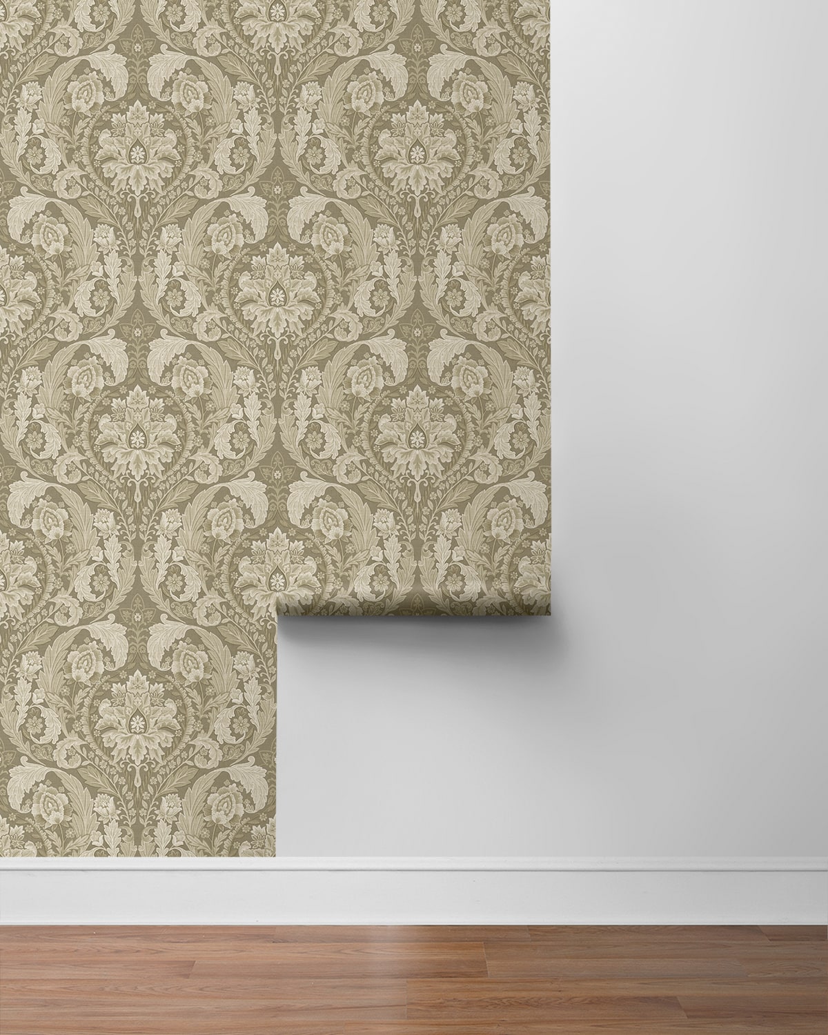Harry & Grace  Thornton Vintage Damask Damask Traditional Beige   - HG12905