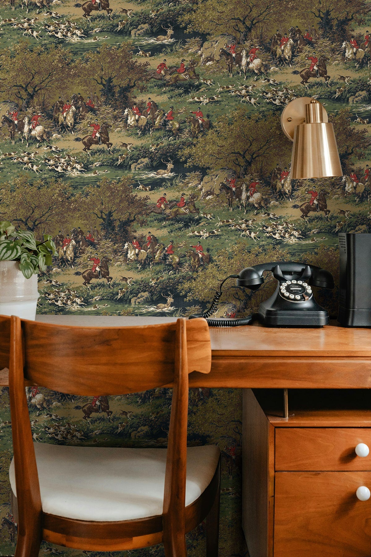 Harry & Grace  Taunton Hunt Scene Scenic Traditional Multicolored   - HG13002