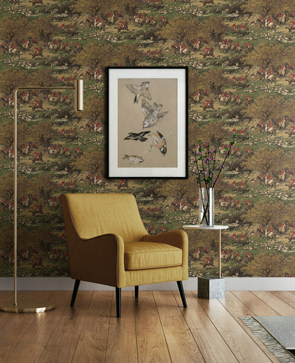 Harry & Grace  Taunton Hunt Scene Scenic Traditional Multicolored   - HG13005