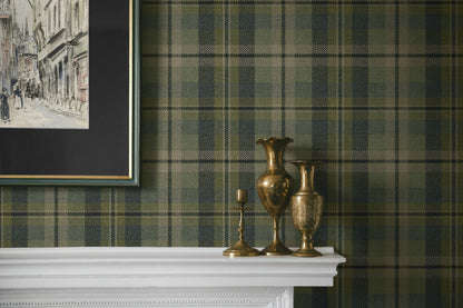 Harry & Grace  Thornbury Tailored Plaid Plaid Traditional Green   - HG13104