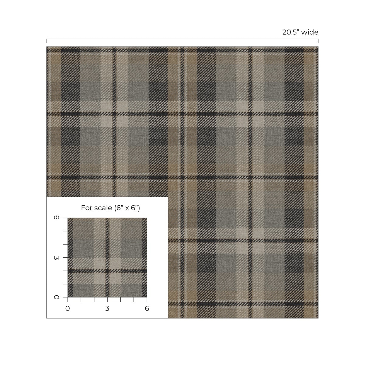 Harry & Grace  Thornbury Tailored Plaid Plaid Traditional Grey   - HG13107
