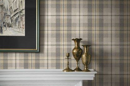 Harry & Grace  Thornbury Tailored Plaid Plaid Traditional Grey   - HG13108