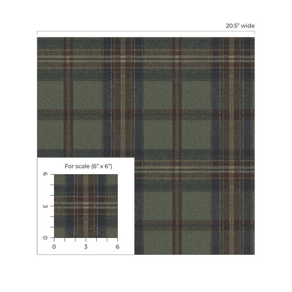Harry & Grace  Herringbone Plaid Plaid Traditional Multicolored   - HG13704