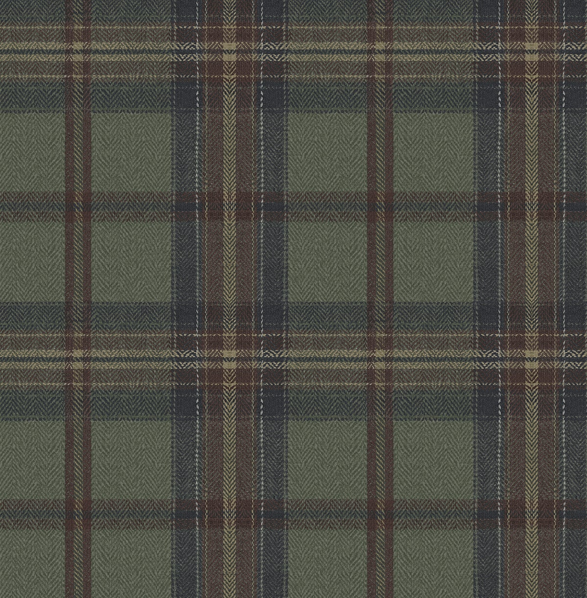 Harry & Grace  Herringbone Plaid Plaid Traditional Multicolored   - HG13704