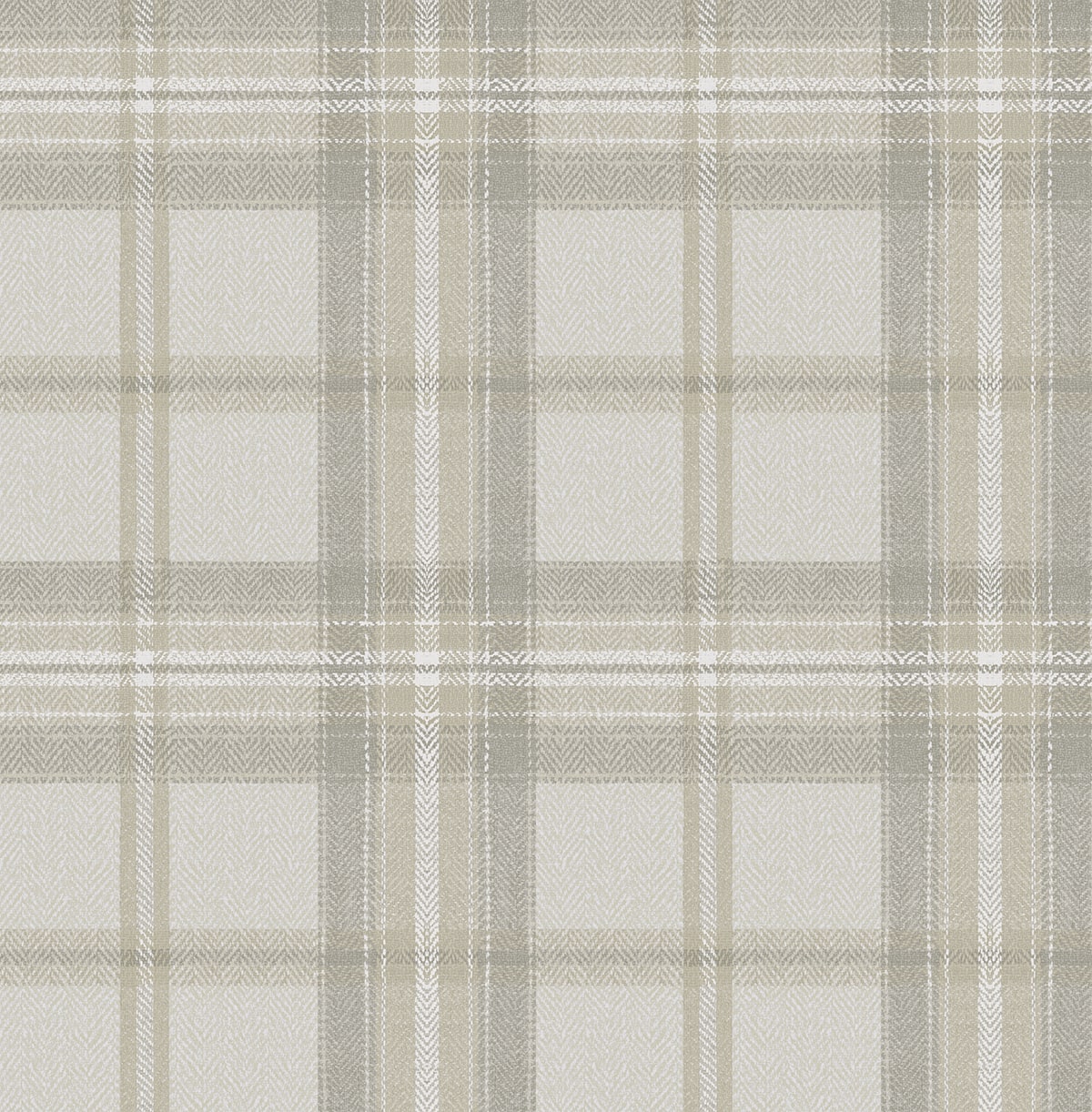 Harry & Grace  Herringbone Plaid Plaid Traditional Grey   - HG13705