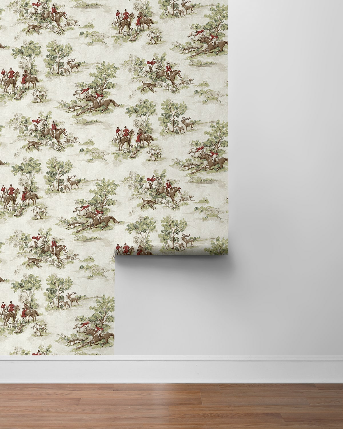 Harry & Grace  Horse Race Toile Traditional Multicolored   - HG13804