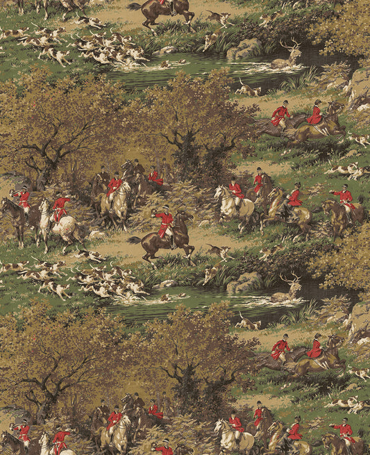 Harry & Grace  Taunton Hunt Scene Scenic Traditional Multicolored   - HG14105
