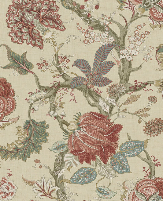 Harry & Grace  Jacobean Trail Jacobean Traditional Multicolored   - HG14201