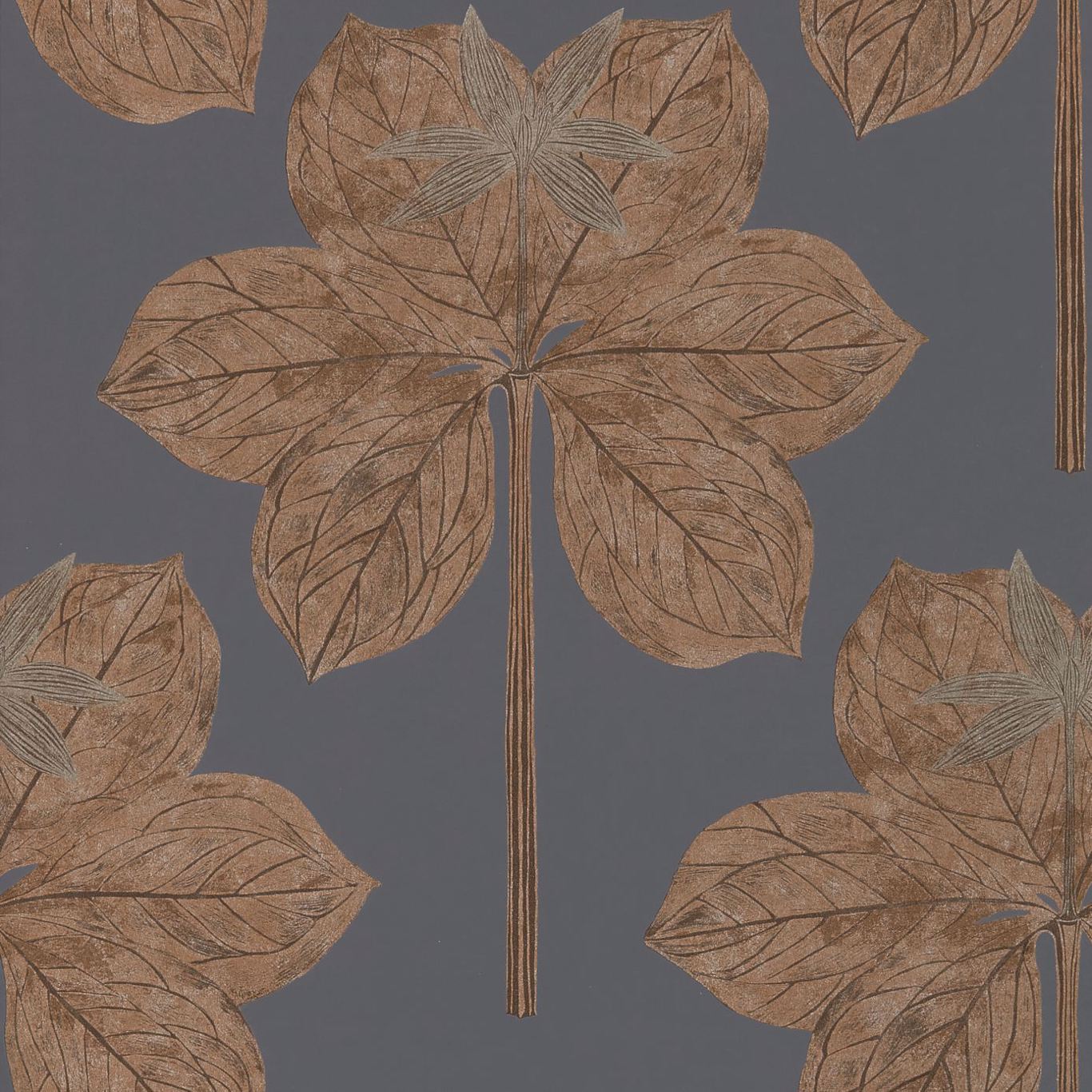 HARLEQUIN OUTLET Lovers Knot Wallpaper Contemporary Floral Russet   - HGAT111229