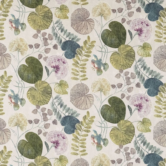 HARLEQUIN Dardanella Fabric Leaves , Trees Linden,Emerald   - HGAT120415