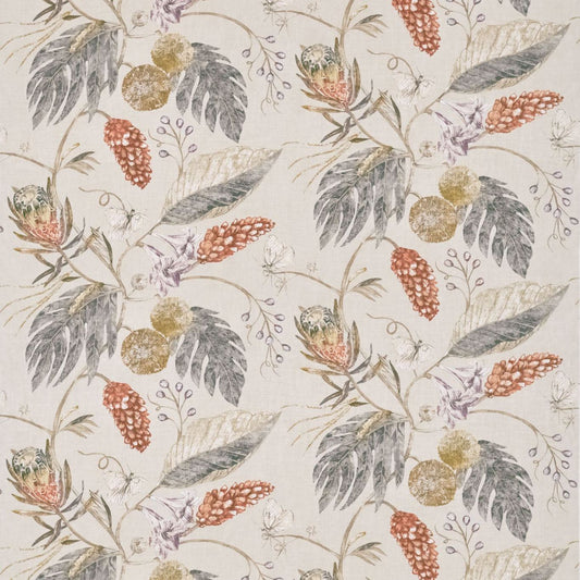 HARLEQUIN Amborella Fabric Leaves , Trees Willow,Russet   - HGAT120424