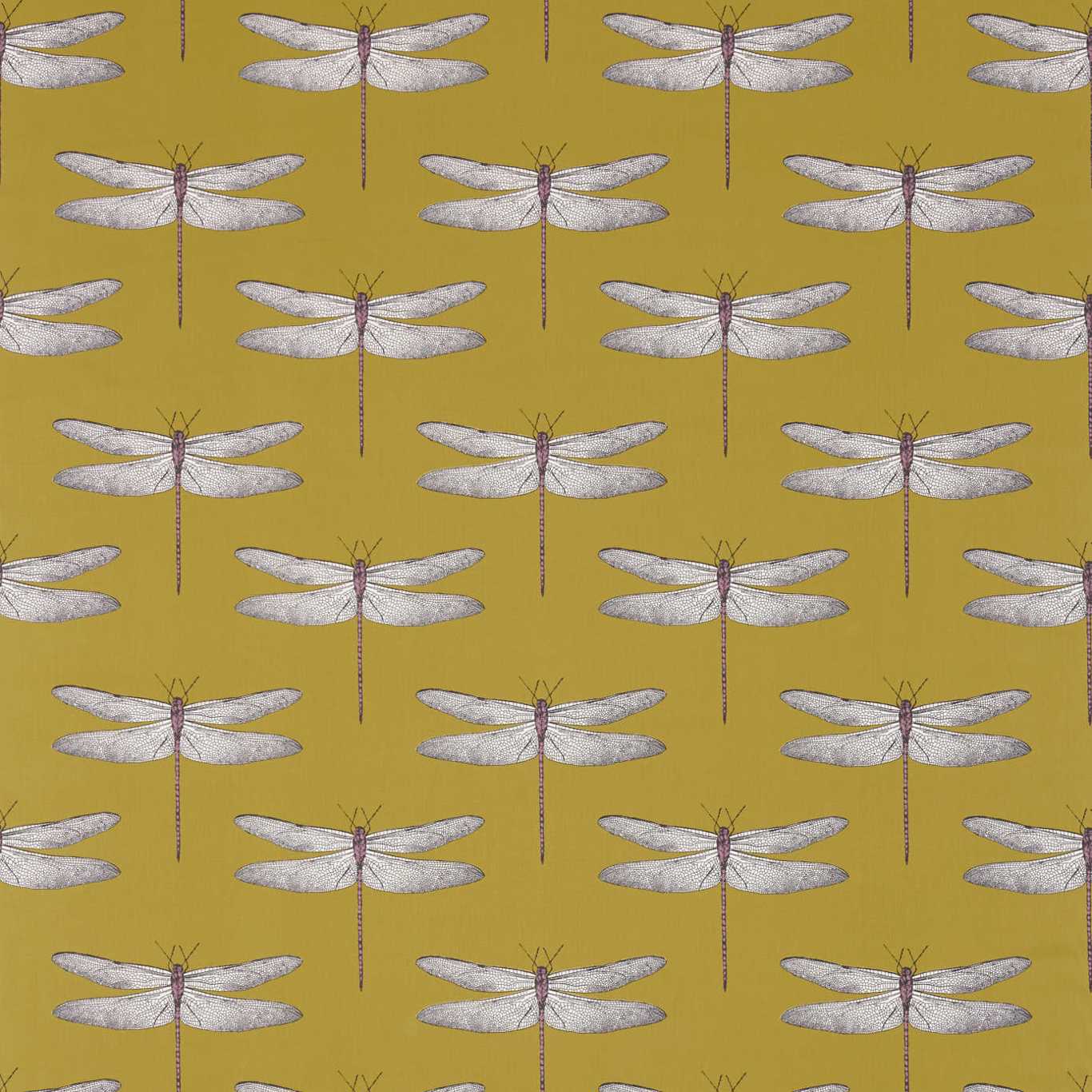 HARLEQUIN Demoiselle Fabric Other Chartreuse,Grape   - HGAT120432