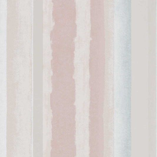 HARLEQUIN OUTLET Rene Wallpaper Stripes Blush,Steel   - HGEO111676