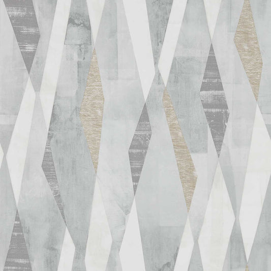 HARLEQUIN OUTLET Vertices Wallpaper Abstract , Graphic Slate,Concrete   - HGEO111703