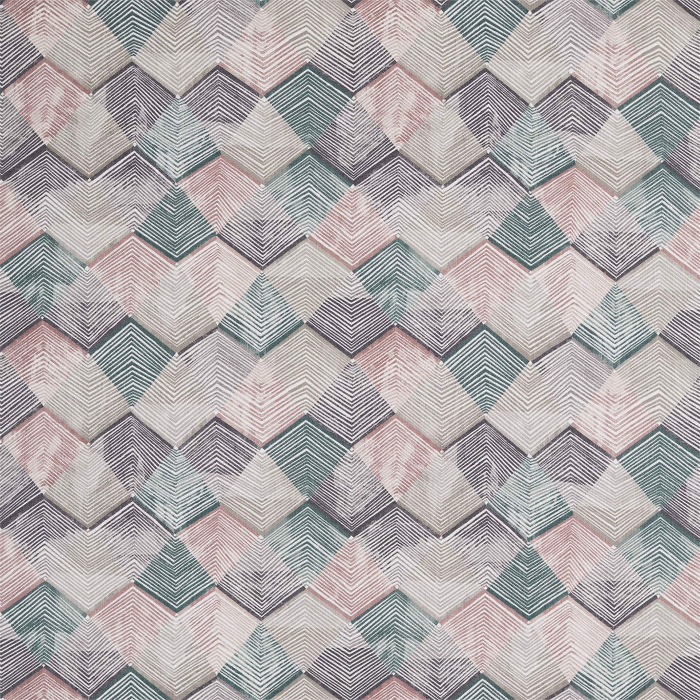 HARLEQUIN OUTLET Rhythm Fabric Abstract , Graphic Blush,Heather,Taupe   - HGEO120684
