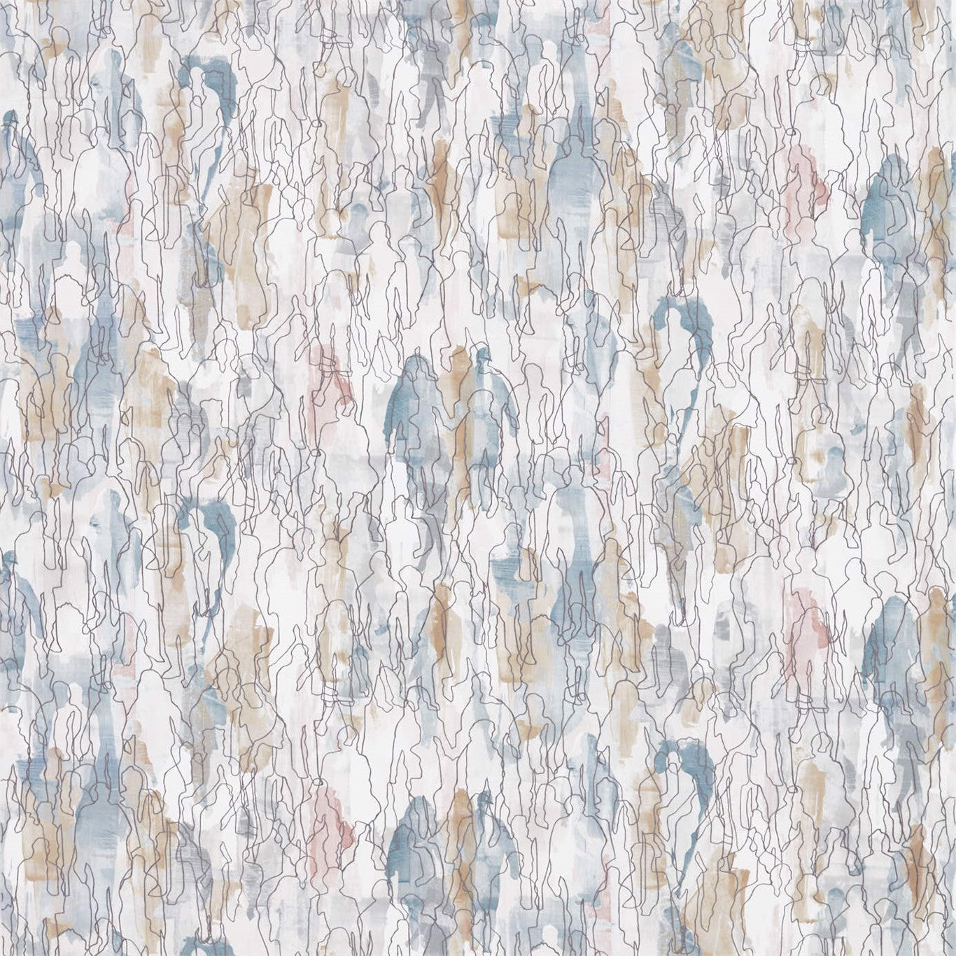 HARLEQUIN Multitude Fabric Other Seaglass,Chalk   - HGEO132528