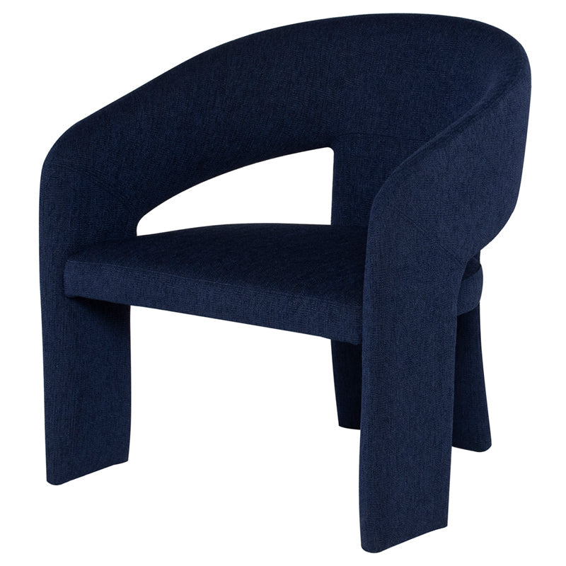 Barel Back Occasional Chair-True Blue