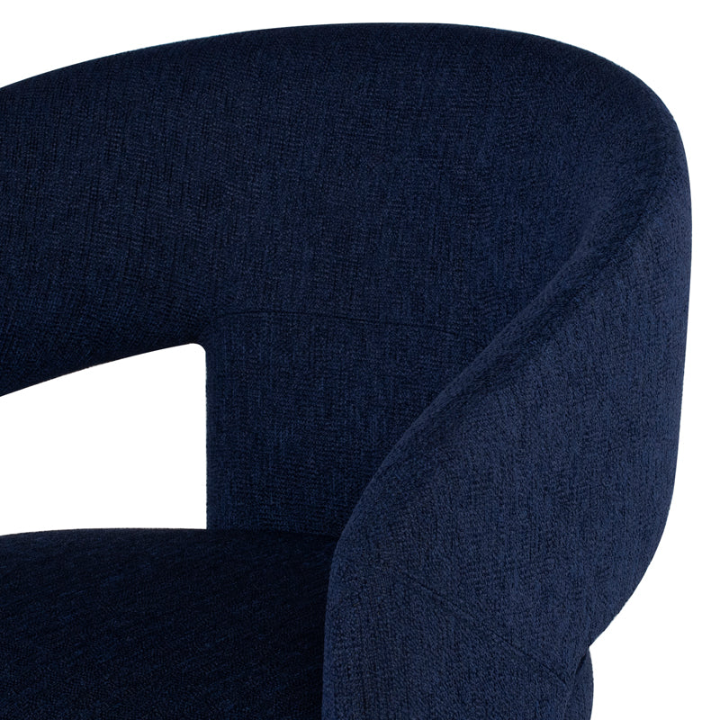 Barel Back Occasional Chair-True Blue