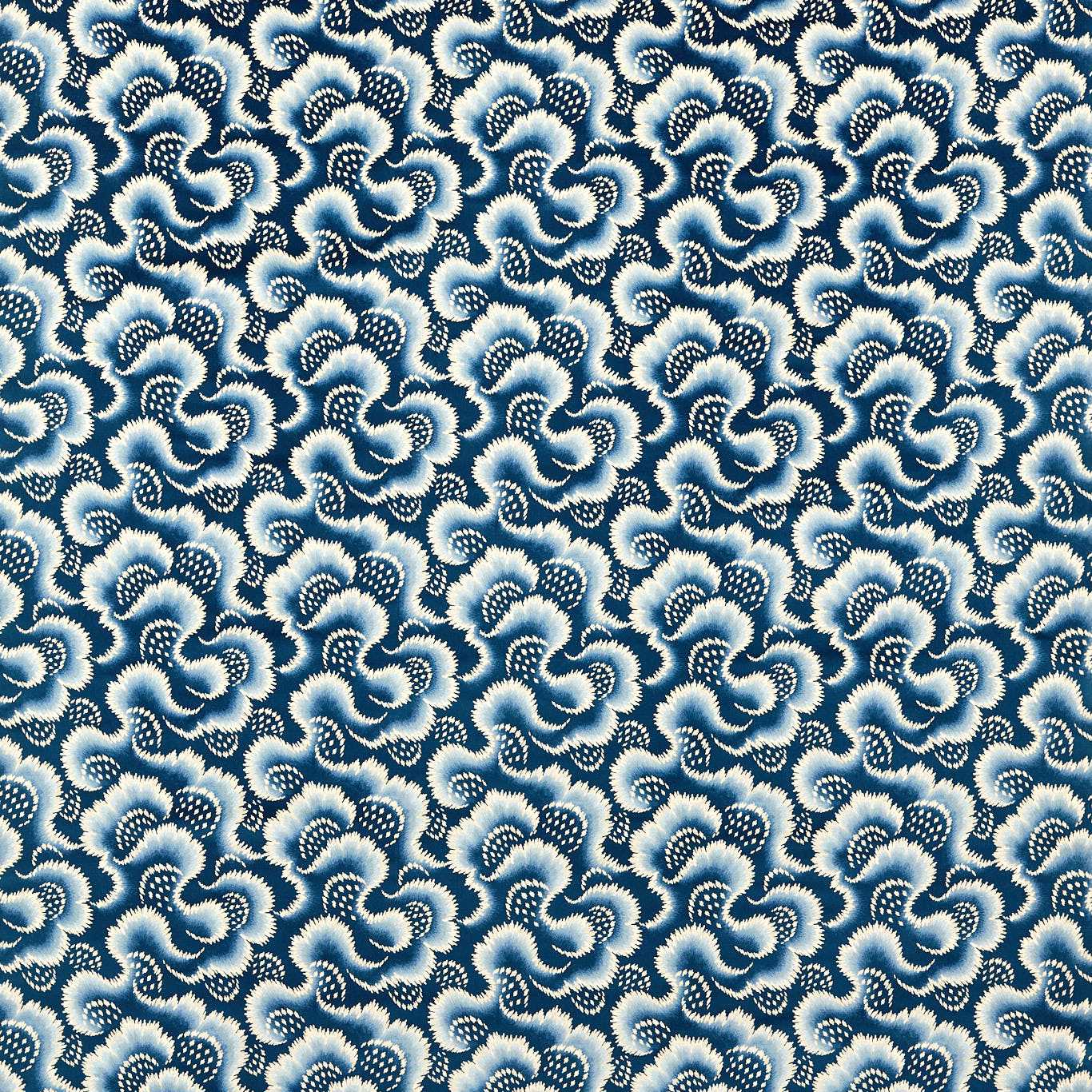 HARLEQUIN Ludaix Velvet Fabric Abstract , Graphic Pacific   - HHHD121258