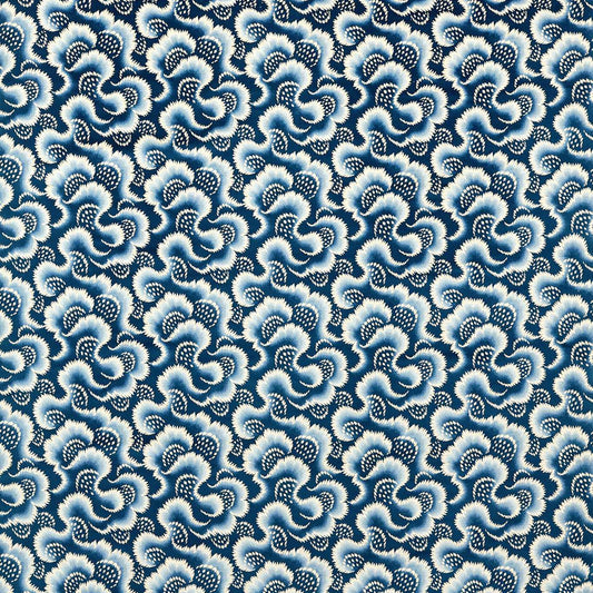 HARLEQUIN Ludaix Velvet Fabric Abstract , Graphic Pacific   - HHHD121258