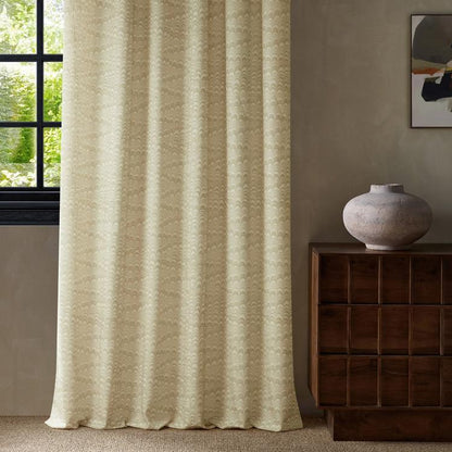 Harlequin x Henry Holland Washi oatmeal drapery fabric HHHD121264 — premium cotton-linen blend for designer curtains, shades, cushions & light upholstery.