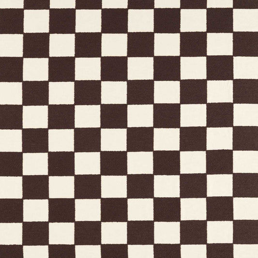 HARLEQUIN Blenets Check Fabric Geometric Chocolate   - HHHD134182