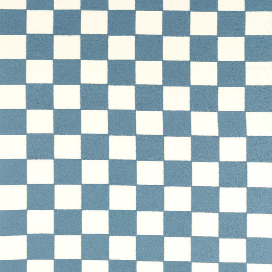 HARLEQUIN Blenets Check Fabric Geometric Atlantic   - HHHD134184