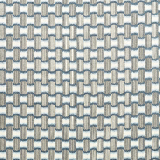HARLEQUIN Ikigai Fabric Geometric Pacific   - HHHD134196