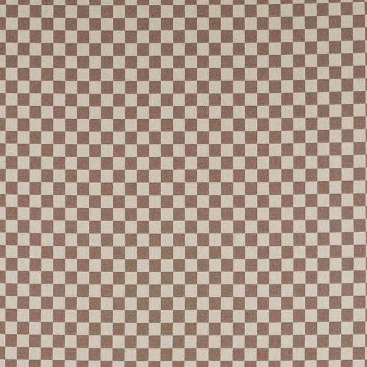 HARLEQUIN Blenets Check Mini Fabric Geometric Chocolate   - HHHU134227