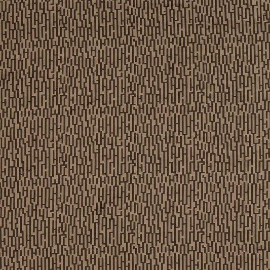 HARLEQUIN Great Hey Fabric Geometric Chocolate   - HHHU134230