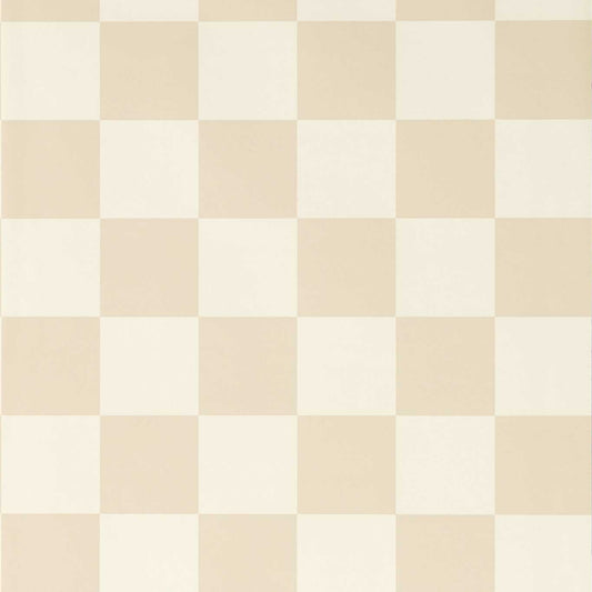 HARLEQUIN Blenets Check Wallpaper Checks Oatmeal  Flexo-Printed Wallpaper - HHHW113169