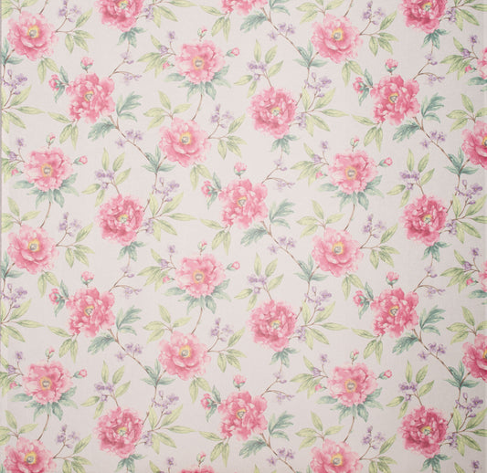 SCALAMANDRE OUTLET  FABRIC ROSE ARBOR SHEER  FABRIC PETAL   - HH 0001S806