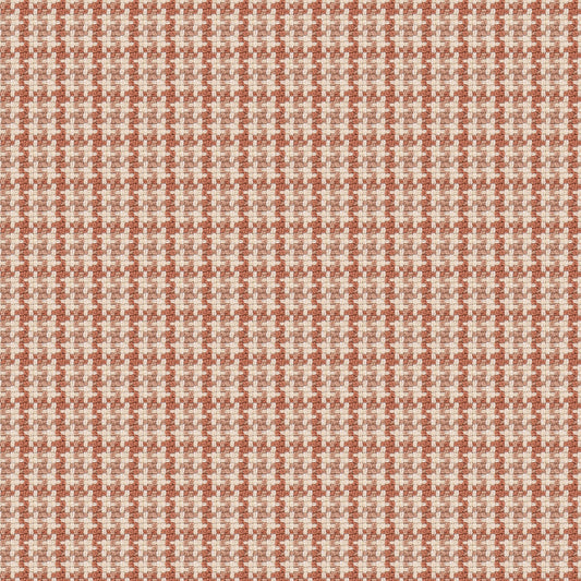 STOUT TEXTILES  UPHOLSTERY,WOVENS TRANSITIONAL,, HOUNDSTOOTH PEACH   - HIMA-1