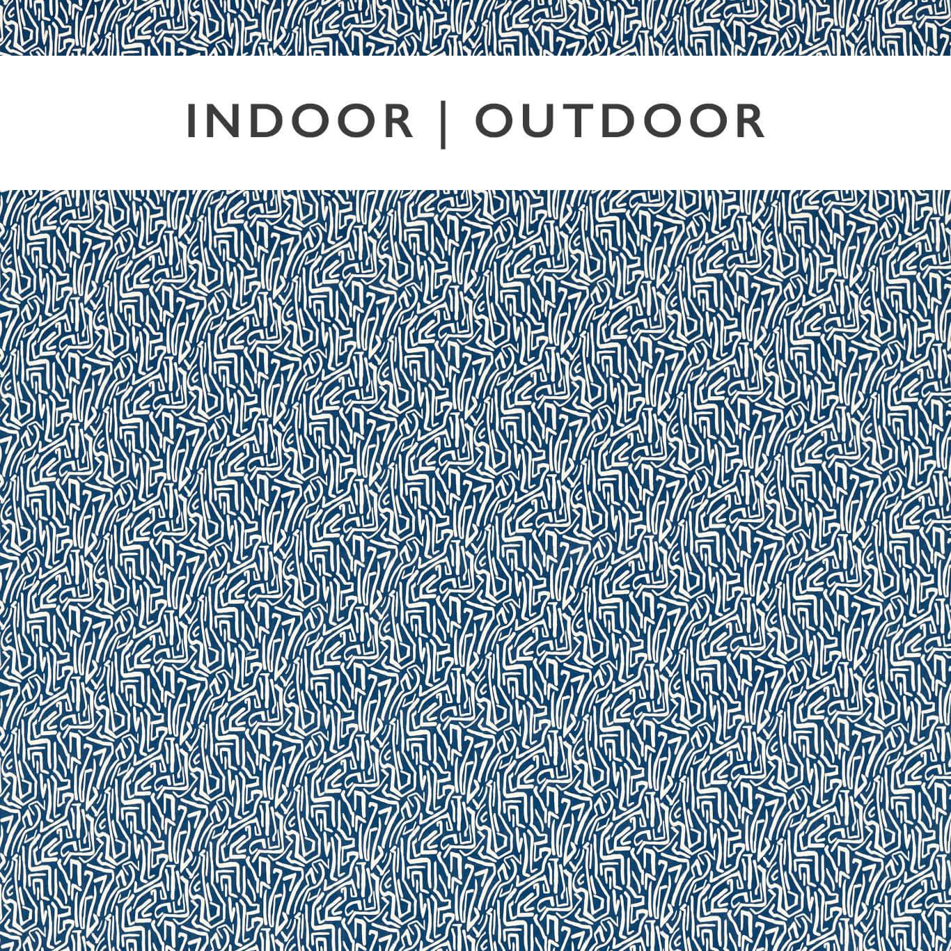 HARLEQUIN Mini Melodic Fabric Geometric Indigo,Origami   - HIOP121221