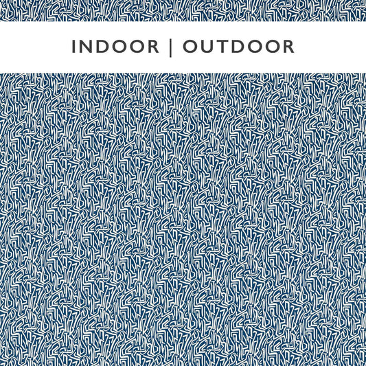 HARLEQUIN Mini Melodic Fabric Geometric Indigo,Origami   - HIOP121221