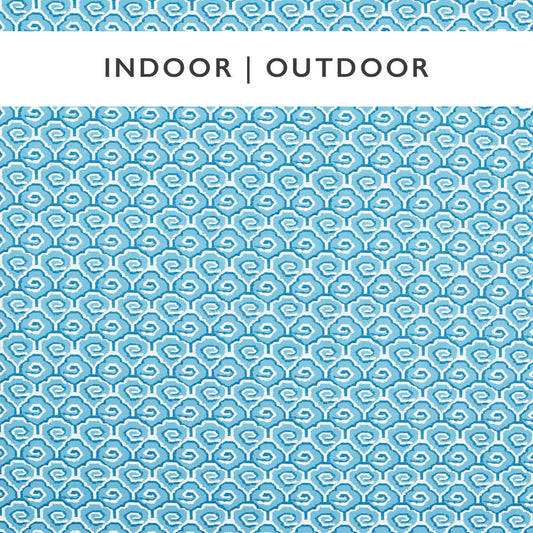 HARLEQUIN Sora Fabric Geometric Indigo,Cornflower   - HIOP121228