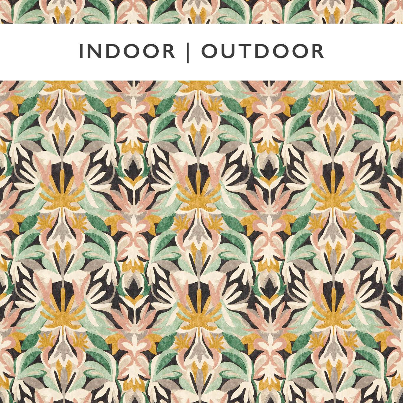 HARLEQUIN Melora Fabric Abstract , Graphic Blush,Eucalyptus,Sand   - HIOP121235