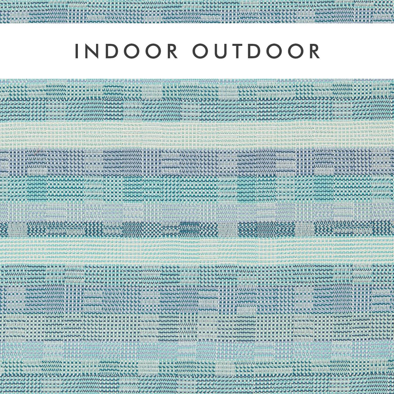 HARLEQUIN Mira Fabric Checks Azul,Aqua,Indigo   - HIOT134517