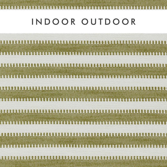 HARLEQUIN Ocala Stripe Fabric Stripes Grass,Chalk   - HIOT134523