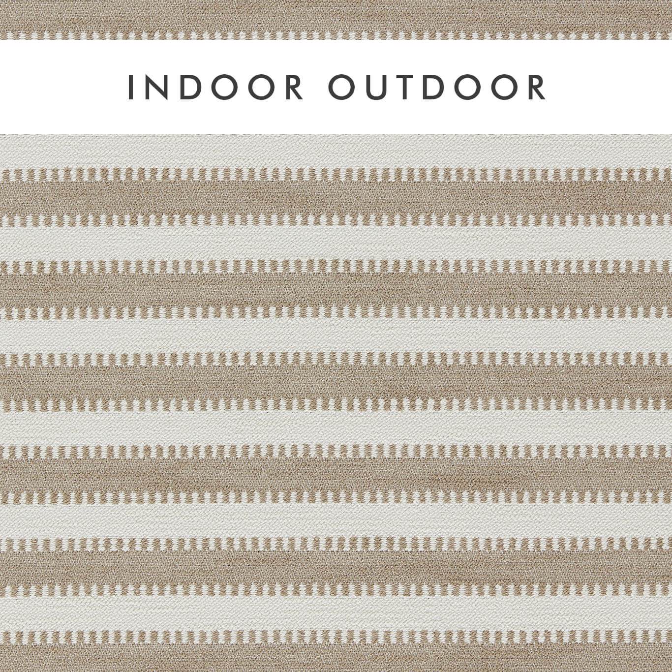 HARLEQUIN Ocala Stripe Fabric Stripes Taupe,Chalk   - HIOT134525