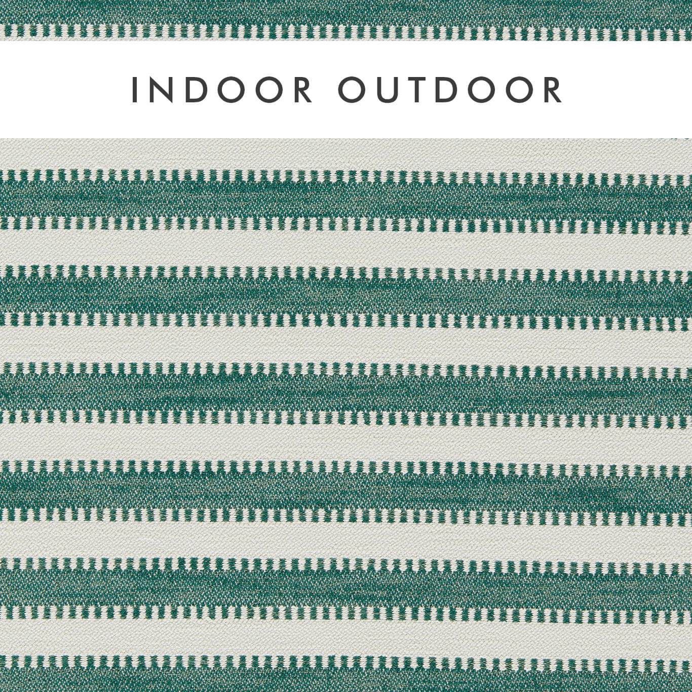 HARLEQUIN Ocala Stripe Fabric Stripes Mallard,Chalk   - HIOT134530