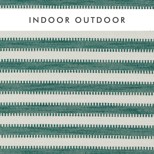 HARLEQUIN Ocala Stripe Fabric Stripes Mallard,Chalk   - HIOT134530