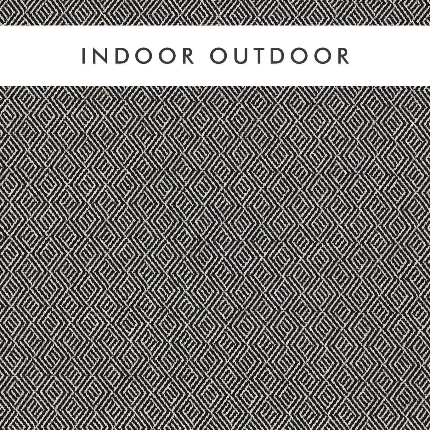 HARLEQUIN Nalani Fabric Geometric Black Earth,Chalk   - HIOT134542