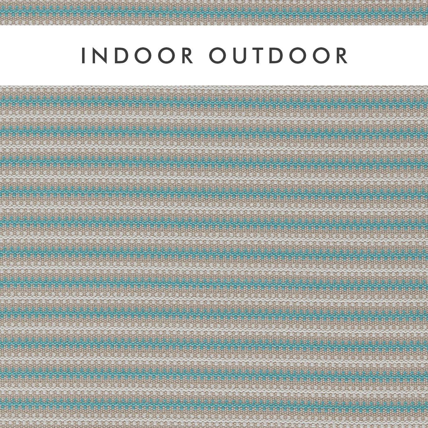 HARLEQUIN Tamar Fabric Stripes Aqua,chalk,Taupe   - HIOT134544