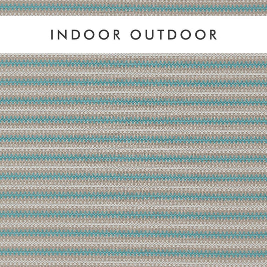 HARLEQUIN Tamar Fabric Stripes Aqua,chalk,Taupe   - HIOT134544