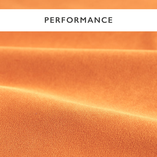 HARLEQUIN Performance Velvets Fabric Plains , Textures Clementine   - HIOV134148